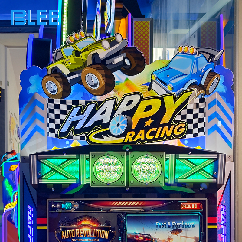 Simple, intuitive control panel with steering wheel and acceleration button