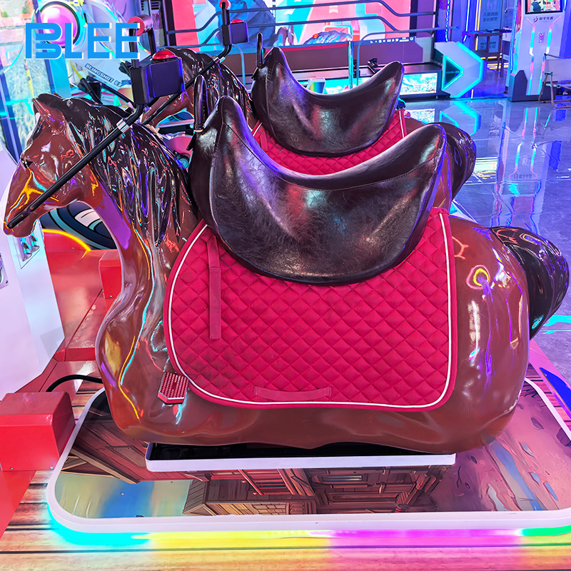 Interactive horse components providing mounted archery simulation experience