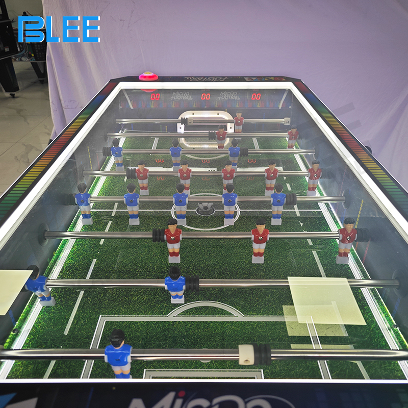 The user-friendly front panel with illuminated start button and game status indicators.