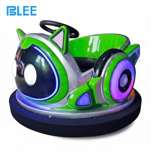 Two cars interacting gently, showcasing the bumper-to-bumper safety design.