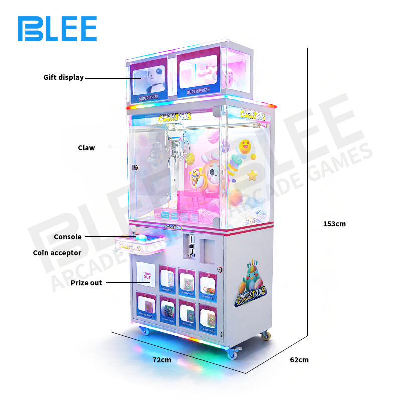 Full frontal view of BLEE Royal Gacha Capsule Dispenser with sophisticated royal design elements