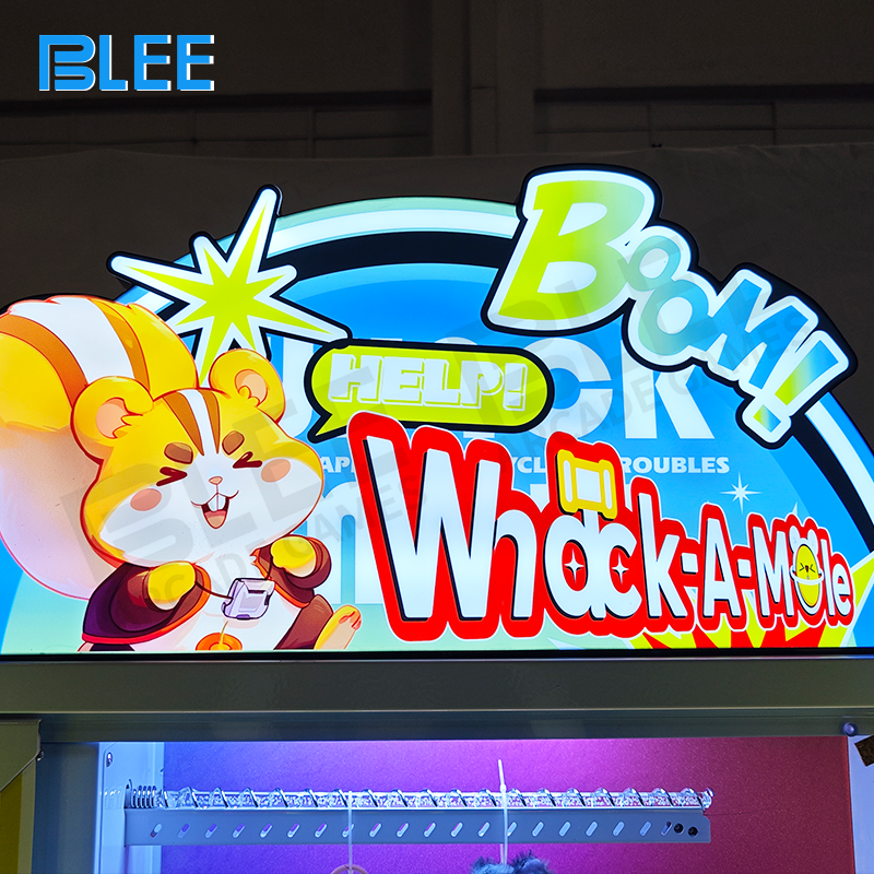 The vibrant digital display showing real-time score and timer countdown.