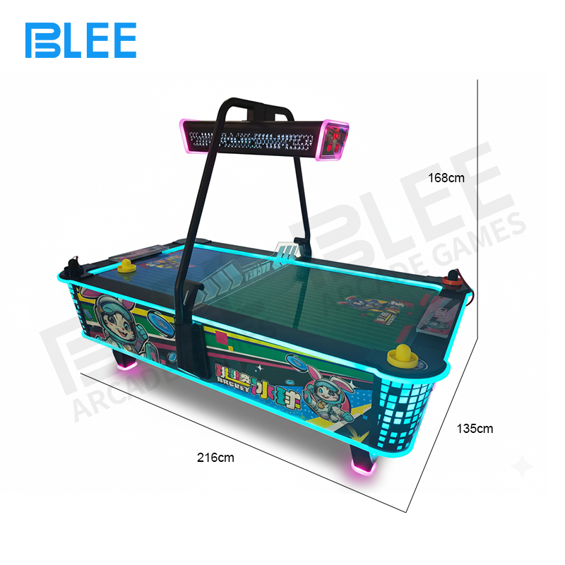 Charming front perspective of the BLEE Hopping Hare Hockey game with its vivid bunny artwork.