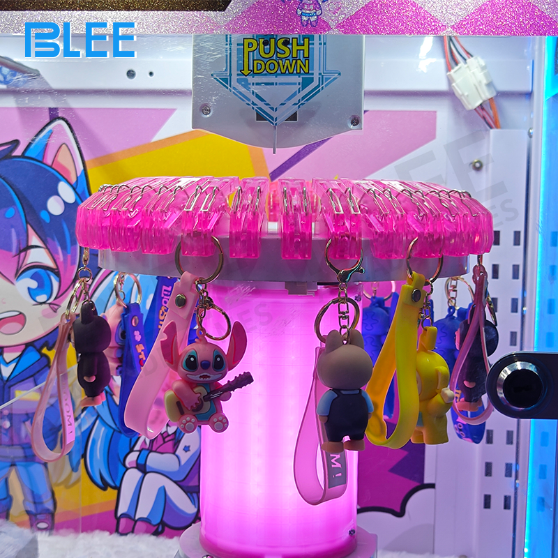 Separate illuminated control panels with responsive joysticks for independent play