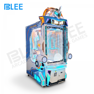 Complete display of BLEE Sea Voyage Arcade featuring pirate-themed design with dual precision ball launchers