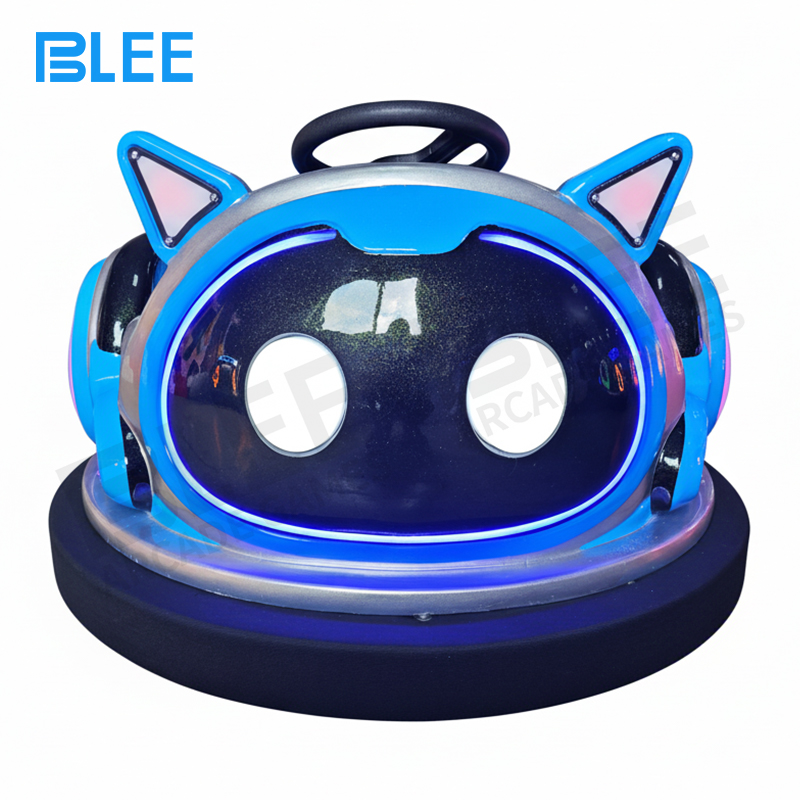 enchanted feline ride Child operating the intuitive steering wheel of the Meow Planet Square Ride.