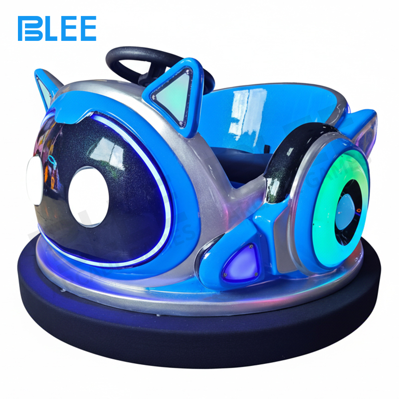 family bubble entertainment Side angle displaying the ride's dimensions (96*96*80cm) and durable fiberglass construction.