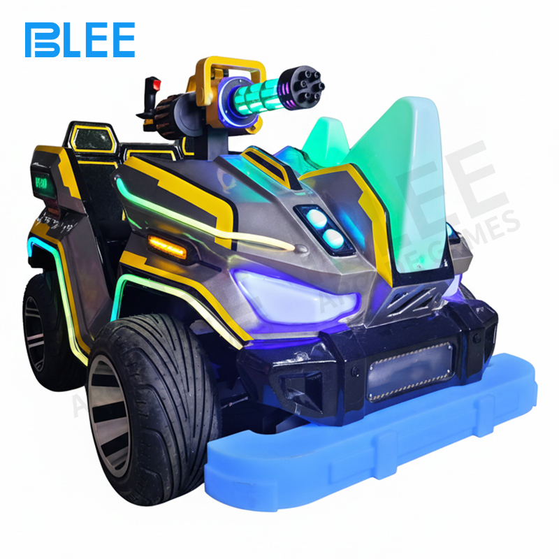 interactive military attraction Technical close-up of Gatling feature demonstrating detailed military design and structural integration