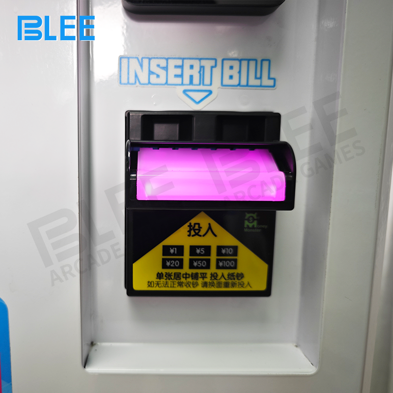 Smooth operation of the token dispensing mechanism as tokens flow into the collection tray.