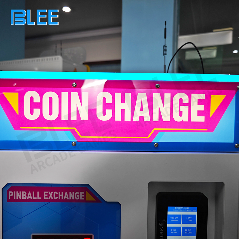 The YY3 Pro installed as a self-service island in the center of a family entertainment center's game floor.