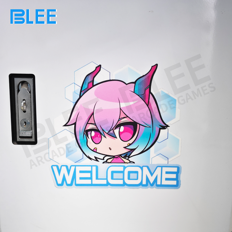 A venue staff member securely unlocking the front service panel for routine maintenance.