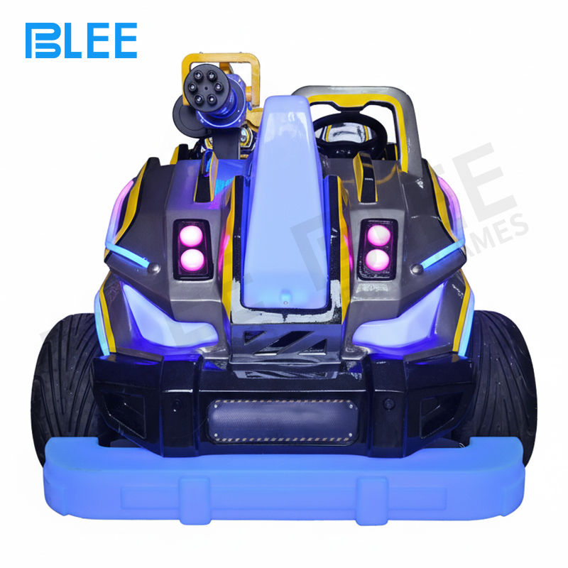 rhino armor square ride Engineering perspective highlighting attraction's dimensions (182×105×92cm) and armored structural design