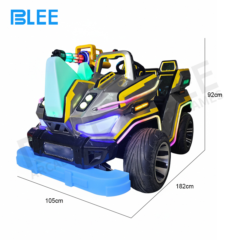 Advanced safety technology exhibit with dual-direction radar collision detection system components