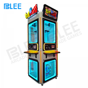 BLEE Ticket Monster Coin Exchange Machine positioned centrally in a busy arcade redemption zone.