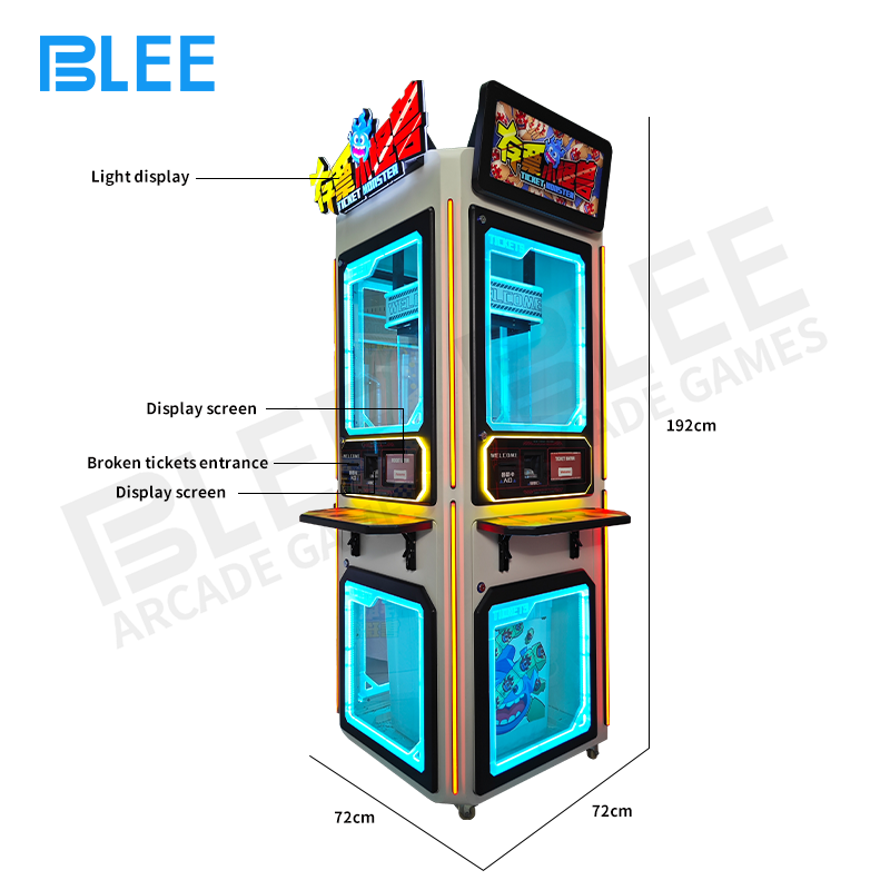 User feeding tickets into the machine's acceptance slot for instant coin conversion.