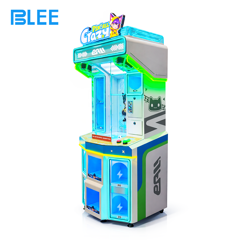 crazy pinball Technical specifications panel showing universal voltage compatibility (110V-240V, 50-60Hz).