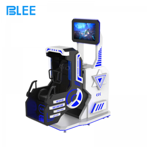 BLEE VR 360 Flight Simulator Pro with full-rotation cockpit featured as a centerpiece in a premium arcade flight zone.