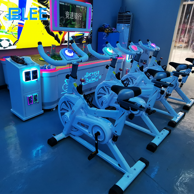 Close-up of the VR headset showing comfortable sweat-resistant padding for extended marathon sessions.