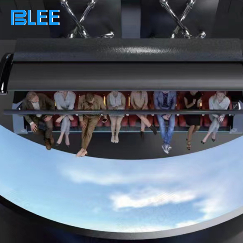 Close-up of the glasses-free curved 3D screen showing vibrant stereoscopic depth and wrap-around immersion.