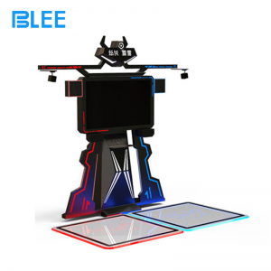 Spectators gathered around the external display watching an electric whip battle in real time.