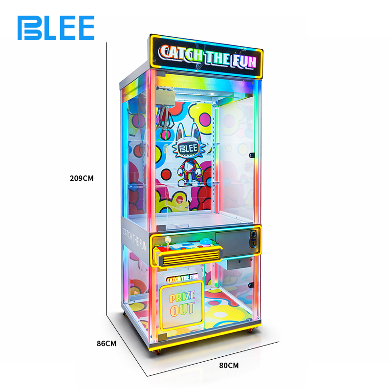 Illuminated top marquee displaying the unique BLEE character design and vibrant LED lighting.