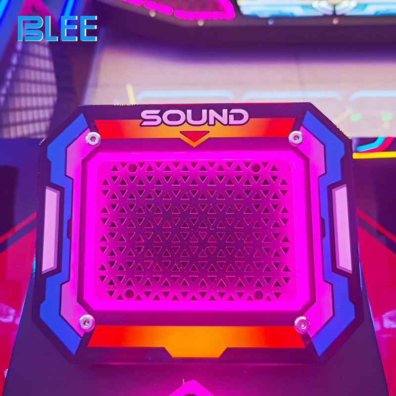 Overhead view showing the four shooting positions arranged for optimal group competition.