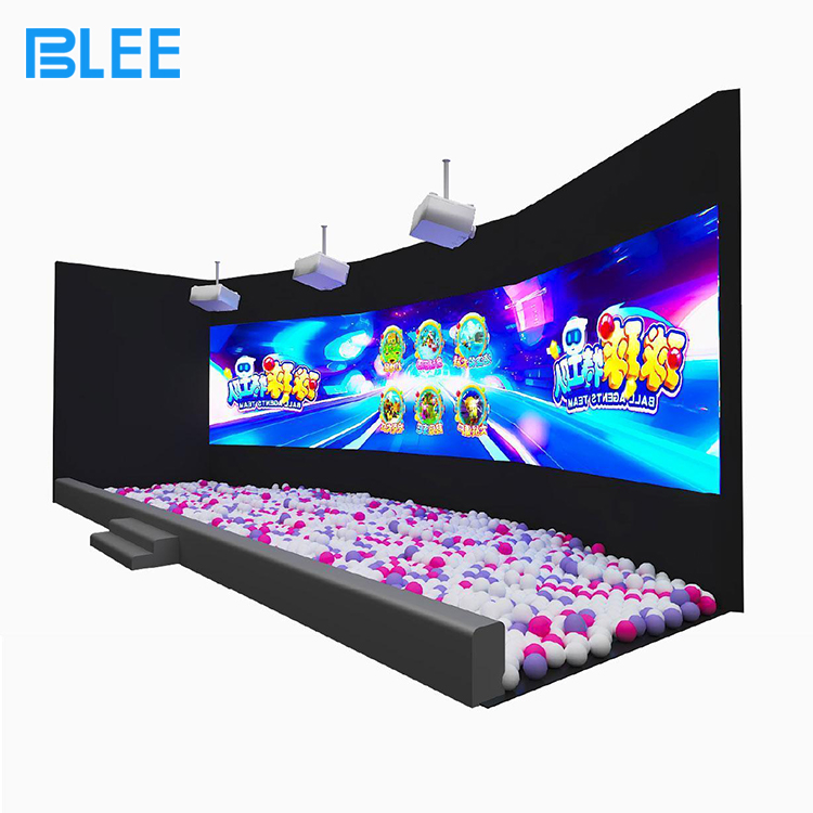 Colorful multiplayer ball pit projection game for kids Colorful multiplayer ball pit projection game for kids