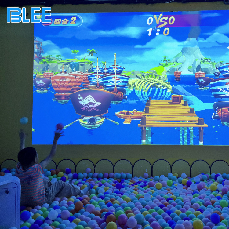 Kids wall projection throwing ball game for indoor playground Kids wall projection throwing ball game for indoor playground