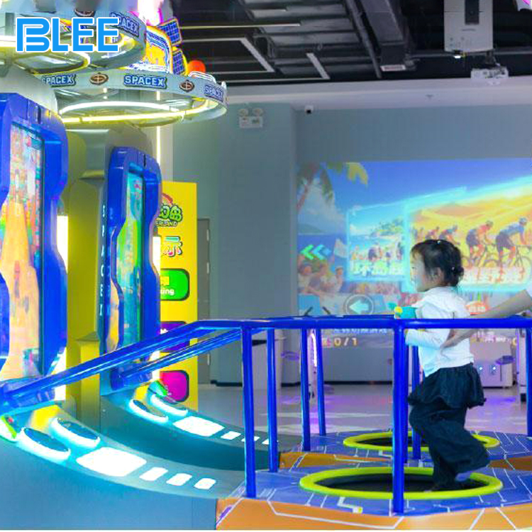 10 Indoor amusement jumping game machine with 43 inch screen