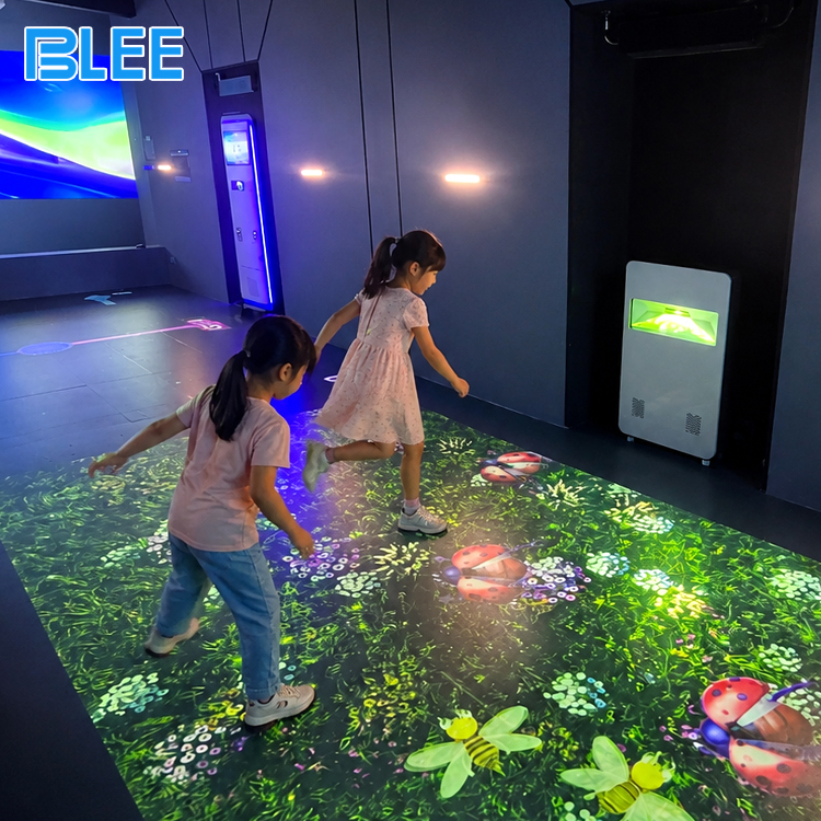 All in one mobile floor projector with motion sensing All in one mobile floor projector with motion sensing