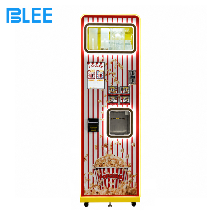 Popcorn vending machine front Popcorn vending machine front