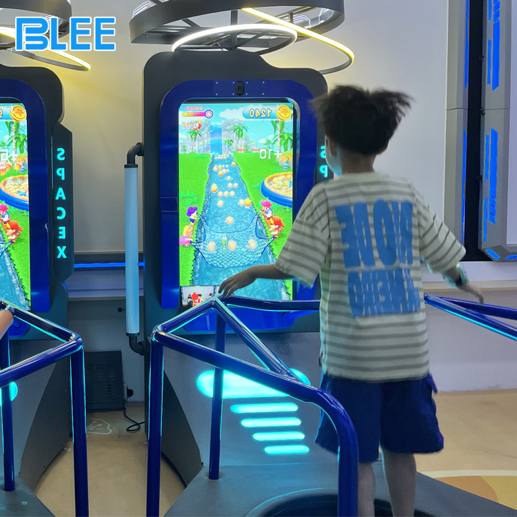 Kids active play arcade machine with 5 game modes
