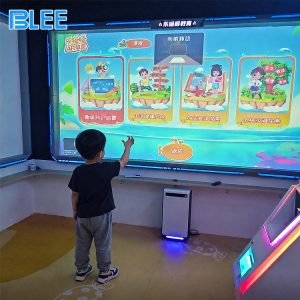 Large screen AR learning game for classrooms