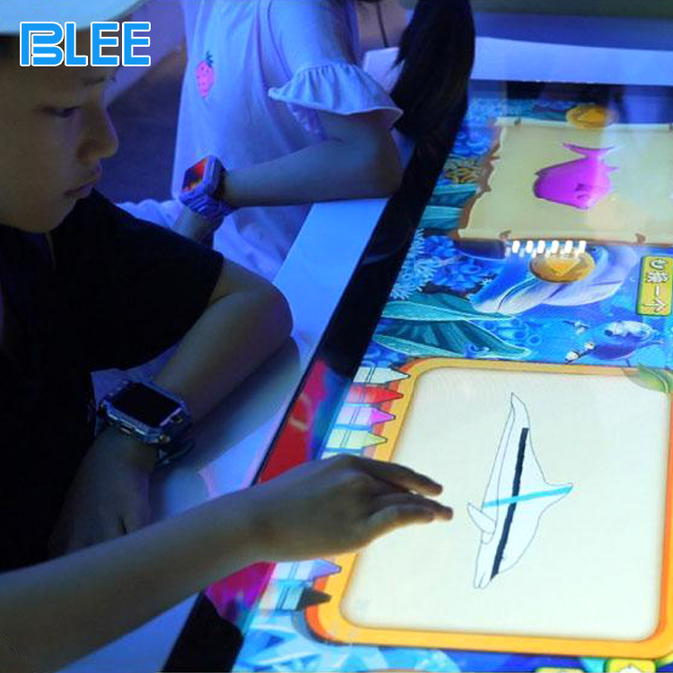 Indoor playground projection wall with drawing table Indoor playground projection wall with drawing table