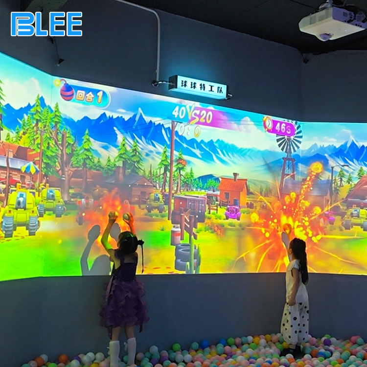 Immersive projection playground equipment for kids activity zones Immersive projection playground equipment for kids activity zones