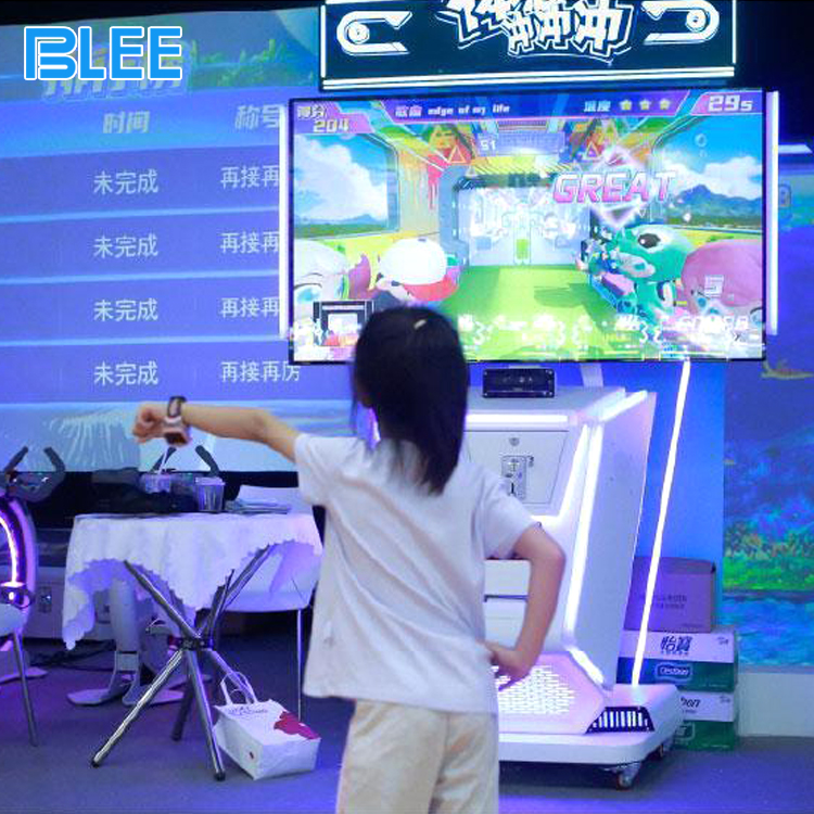 Gesture control arcade game machine for playgrounds Gesture control arcade game machine for playgrounds