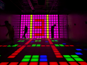 LED floor game
