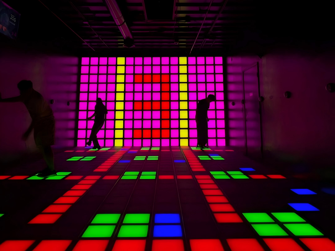 LED floor game
