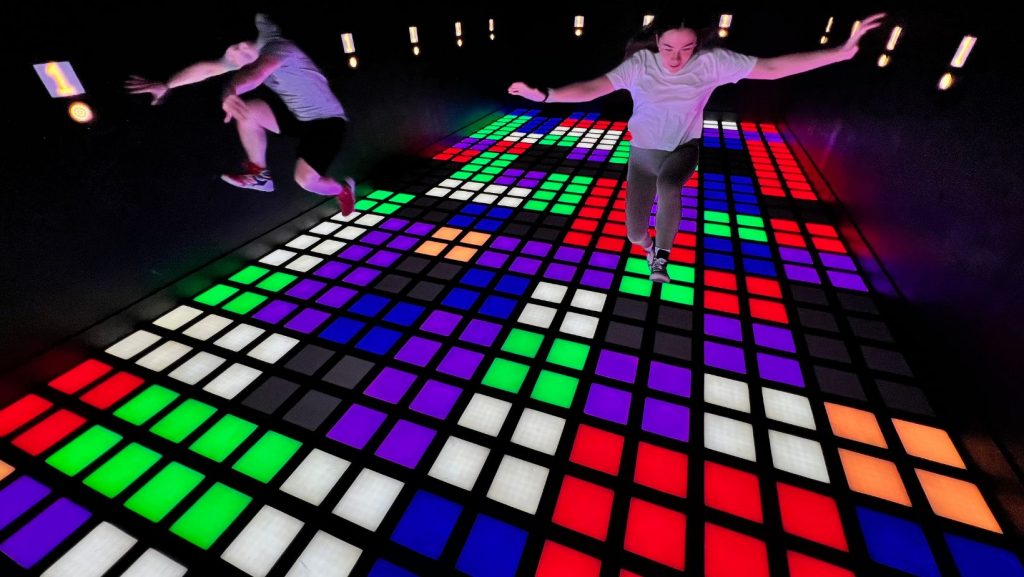 LED Floor grid Game