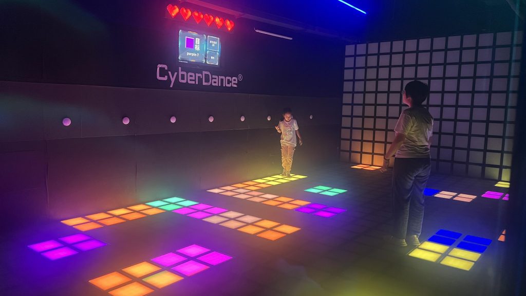 LED floor game