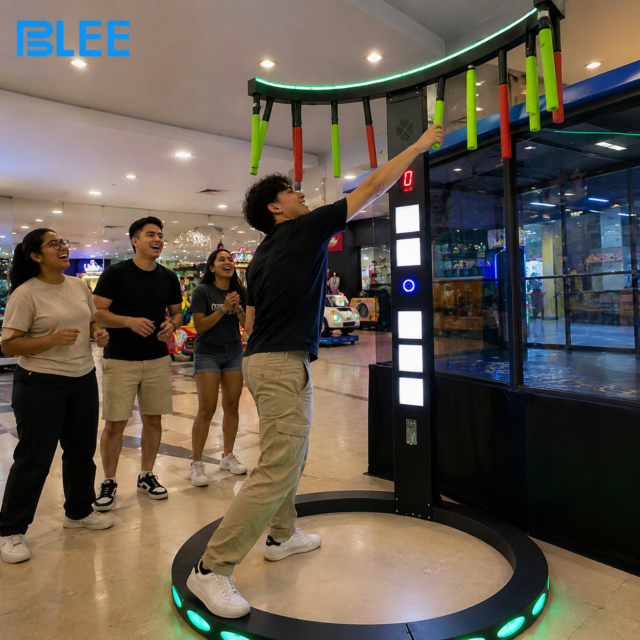 BLEE reaction game machine BLEE reaction game machine