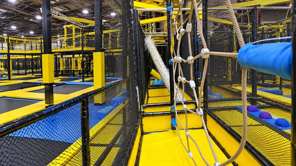 Padded soft play equipment